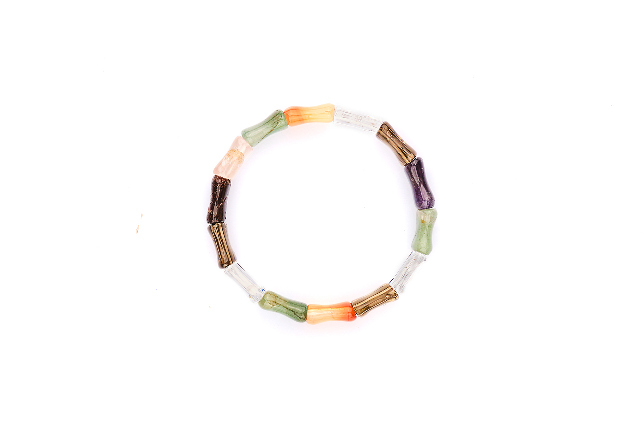 Bratara Stones cu Agat Multicolor si Elastic Bratara Stones cu Agat Multicolor si Elastic