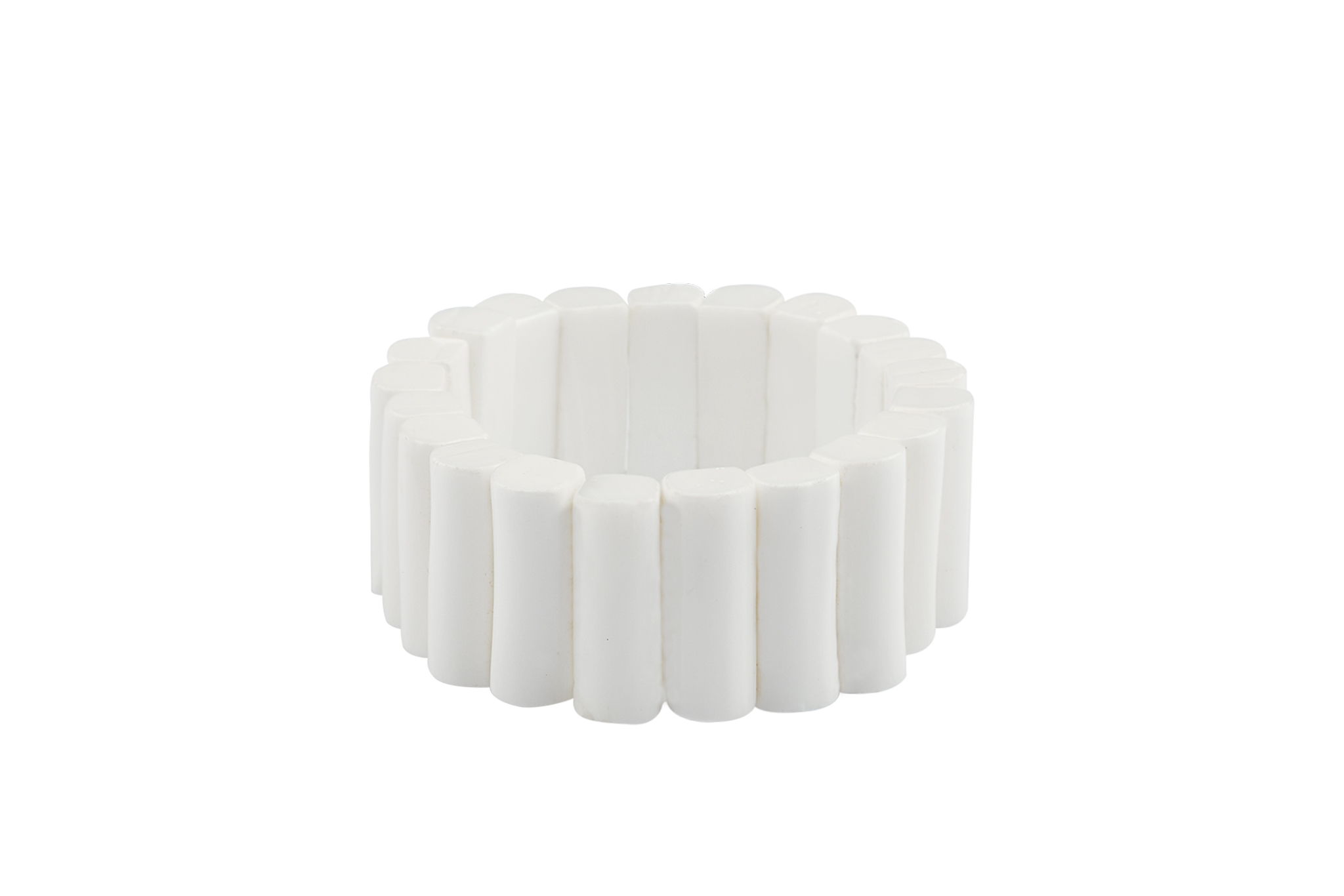 Bratara Stones cu Agat Alb si Elastic Bratara Stones cu Agat Alb si Elastic