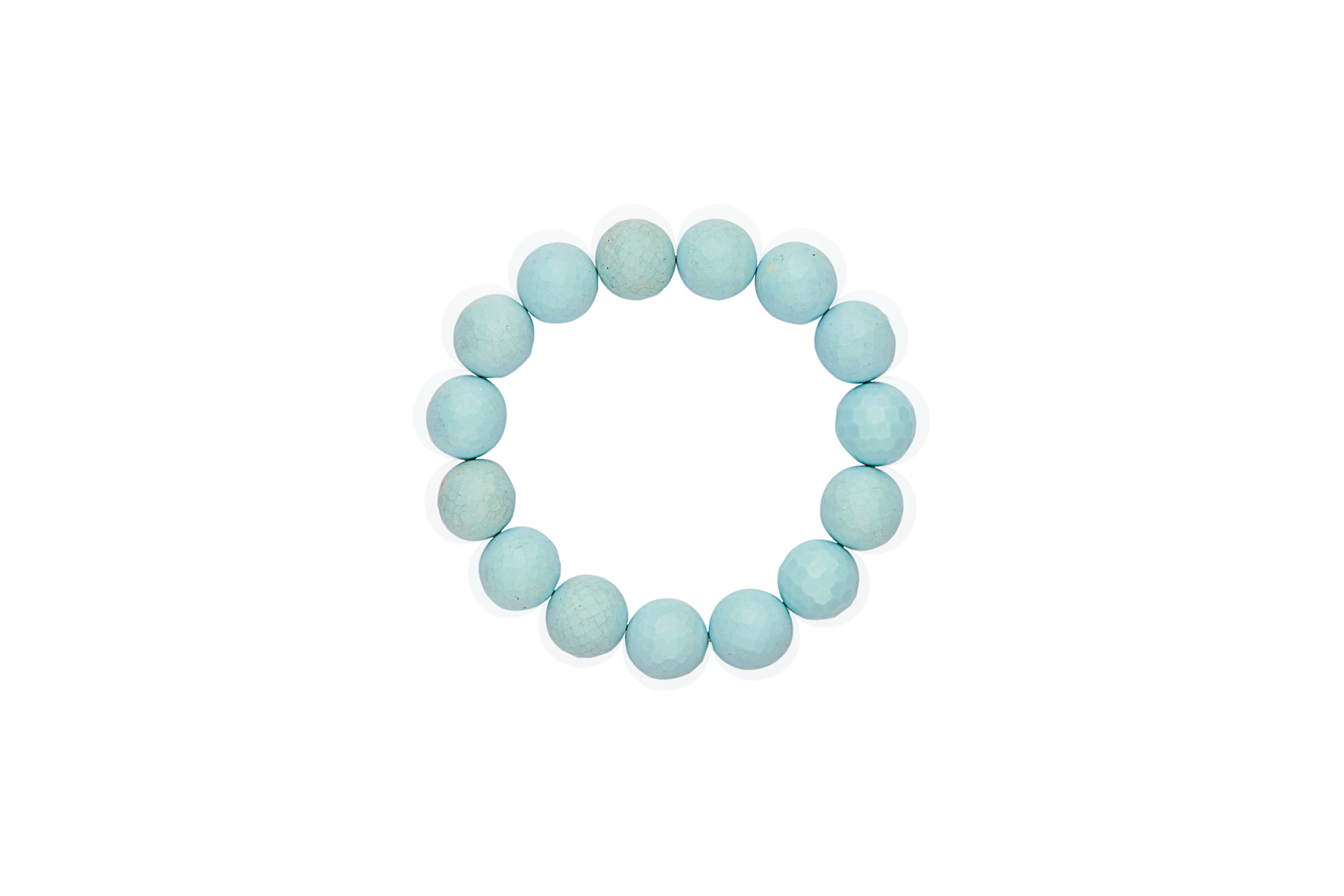 Bratara Stones cu Agat Albastru si Elastic Bratara Stones cu Agat Albastru si Elastic