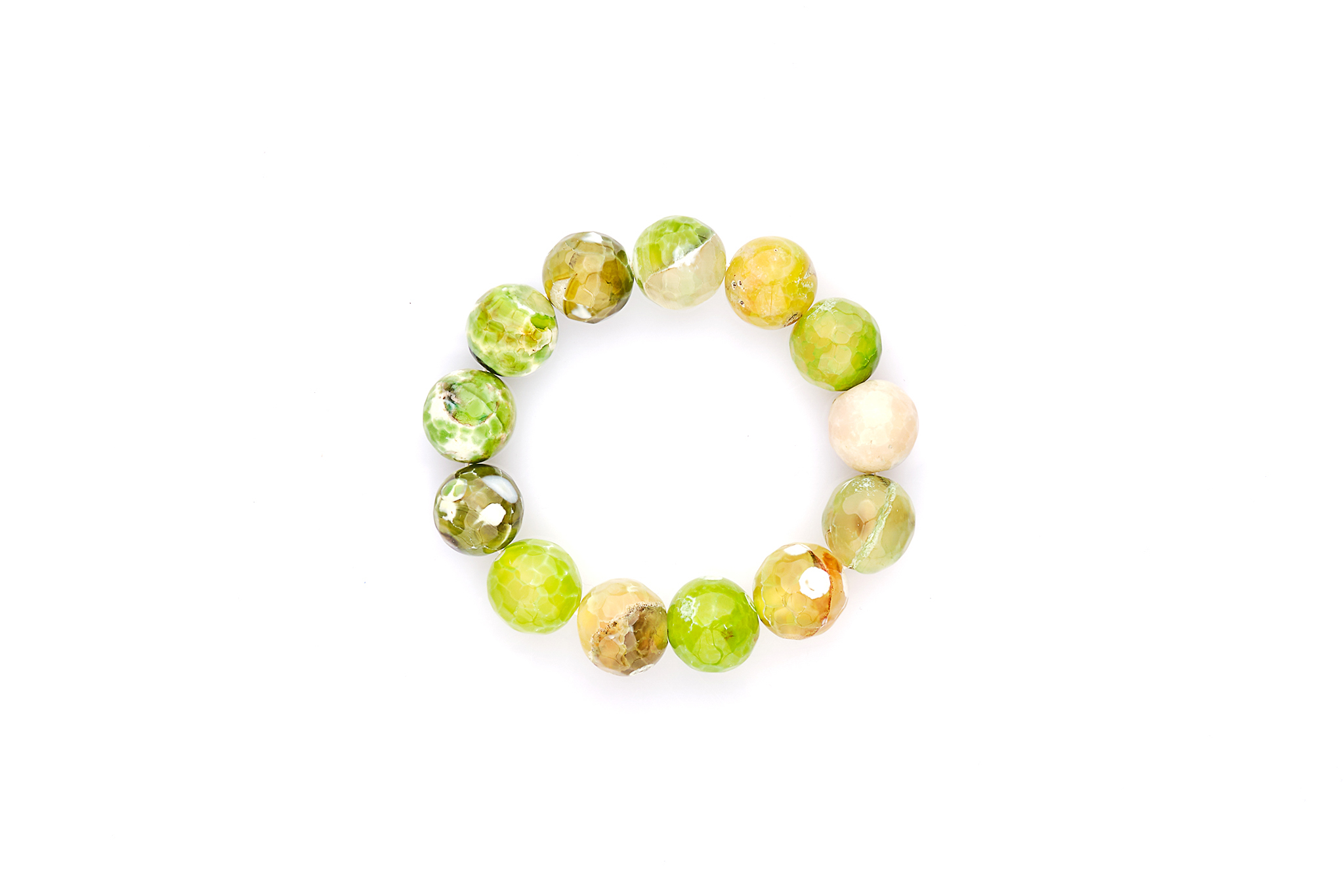 Bratara Stones cu Agat Verde si Elastic Bratara Stones cu Agat Verde si Elastic