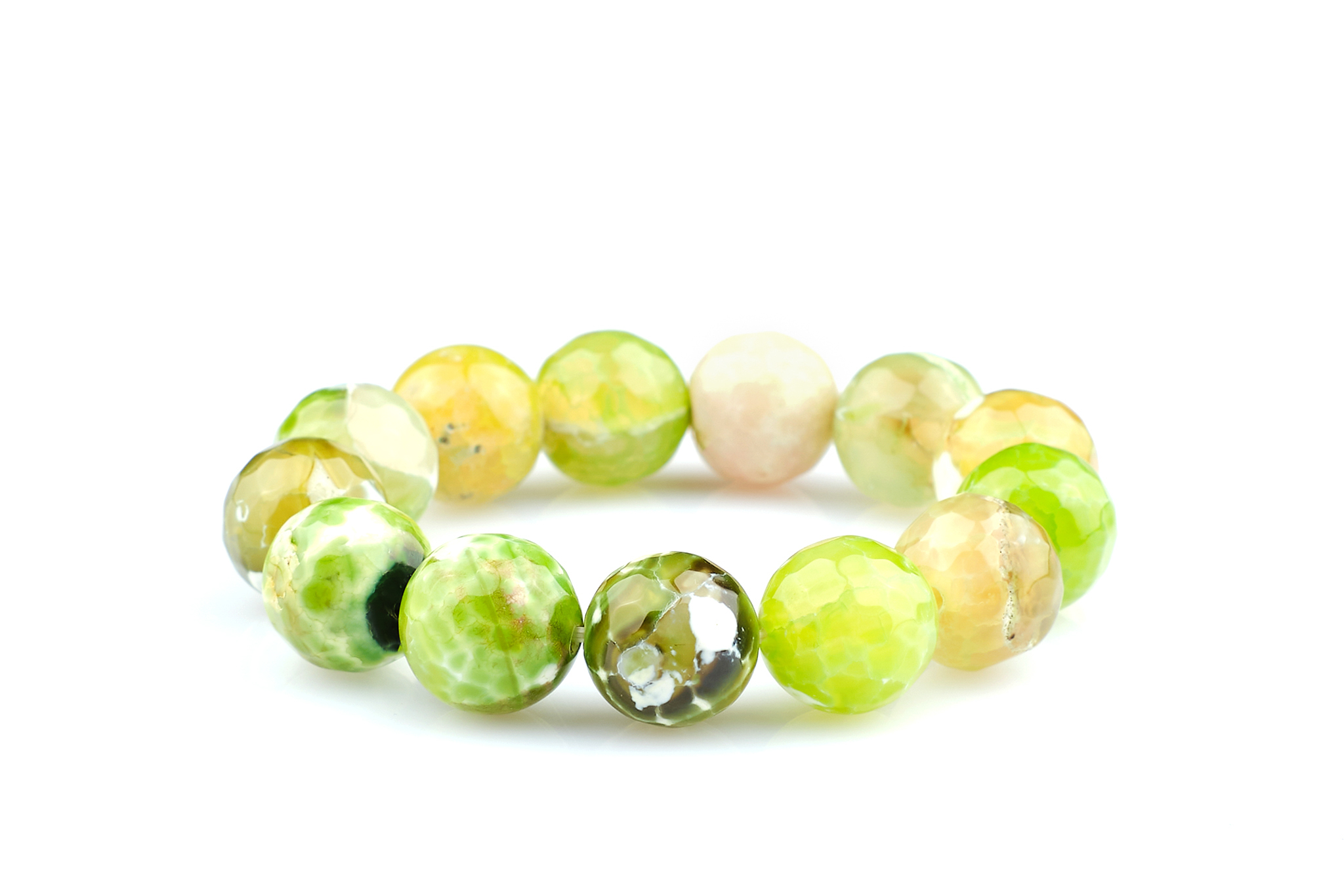 Bratara Stones cu Agat Verde si Elastic Bratara Stones cu Agat Verde si Elastic