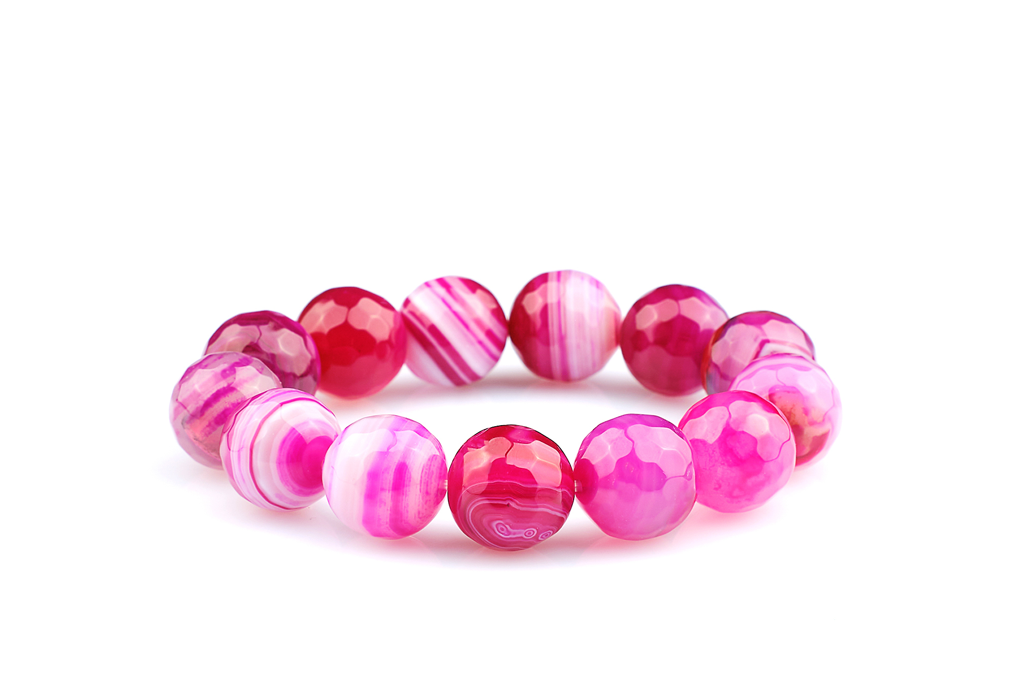 Bratara Stones cu Agat Mov si Elastic Bratara Stones cu Agat Mov si Elastic