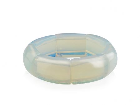 Bratara Stones cu Opal Alb si Elastic