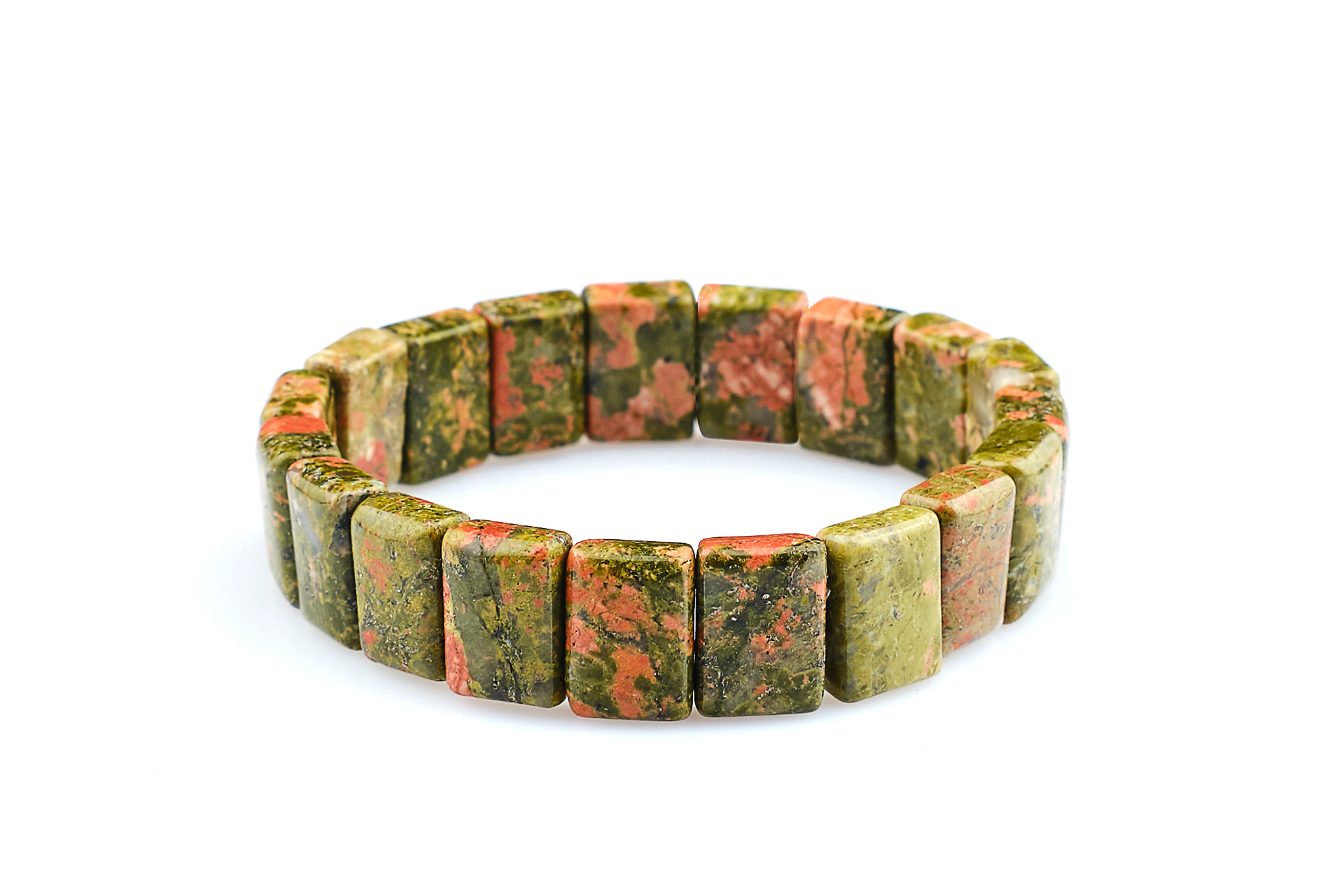 Bratara Stones cu Agat Verde si Elastic Bratara Stones cu Agat Verde si Elastic
