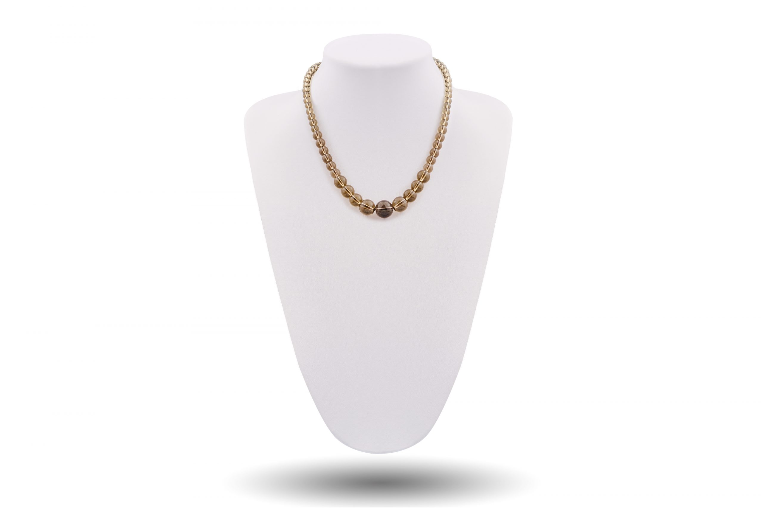 Colier Stones cu Agat Fumuriu si Inchizatoare Otel Colier Stones cu Agat Fumuriu si Inchizatoare Otel