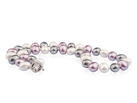 Colier Stones cu Perla Sidef si Inchizatoare Otel