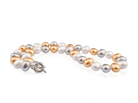 Colier Stones cu Perla Sidef si Inchizatoare Otel