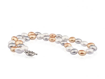 Colier Stones cu Perla Sidef si Inchizatoare Otel